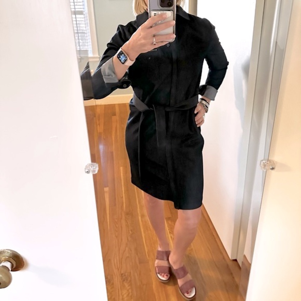Tahari Dark wash Denim Dress